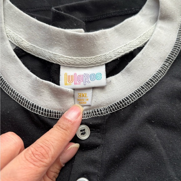 LuLaRoe Mark Henley Bundle | 3XL Long Sleeve Tops (Set of 3) - Picture 2 of 9